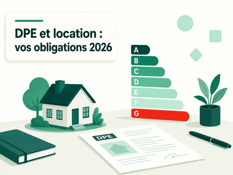 DPE et location : calendrier et obligations 2026