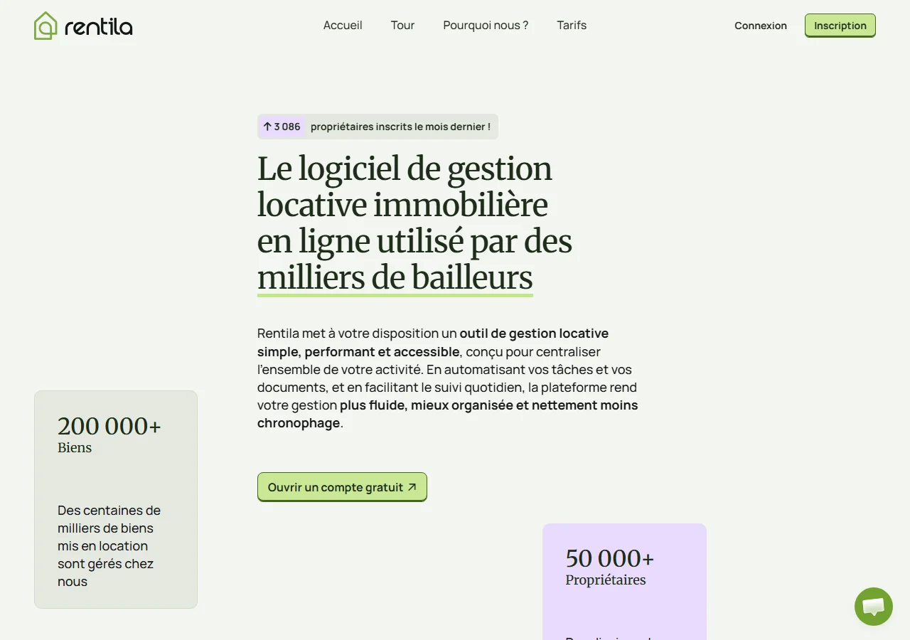 Les fonctionnalités de Rentila : bail, état des lieux, quittances