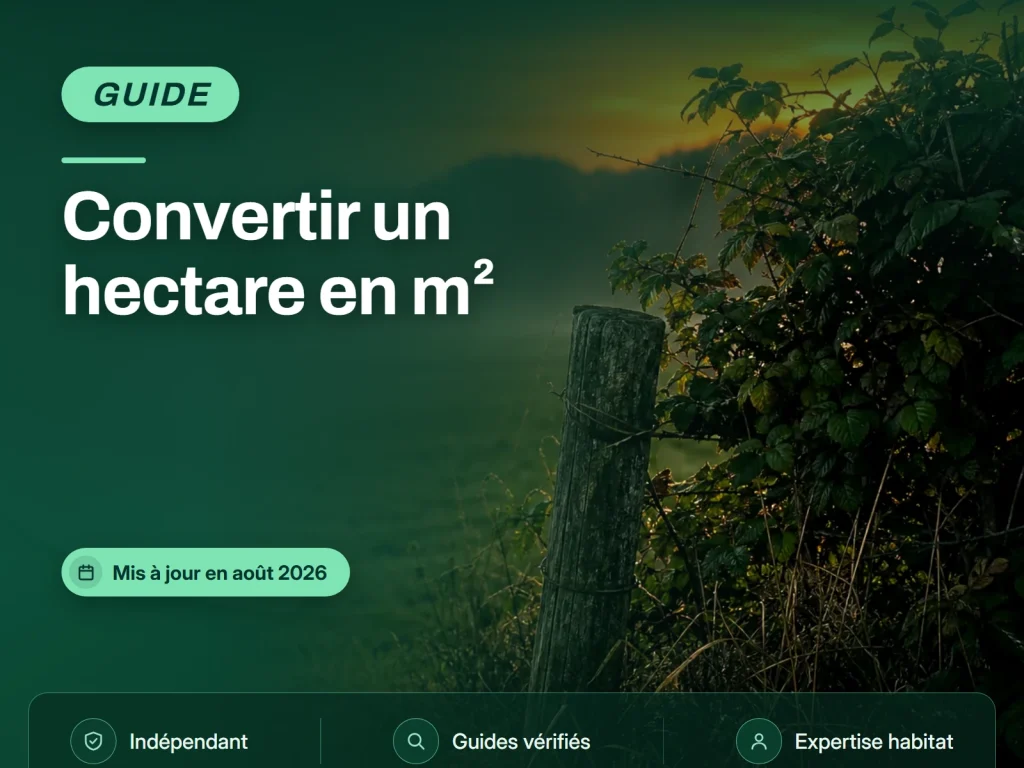 Convertir un hectare en m²