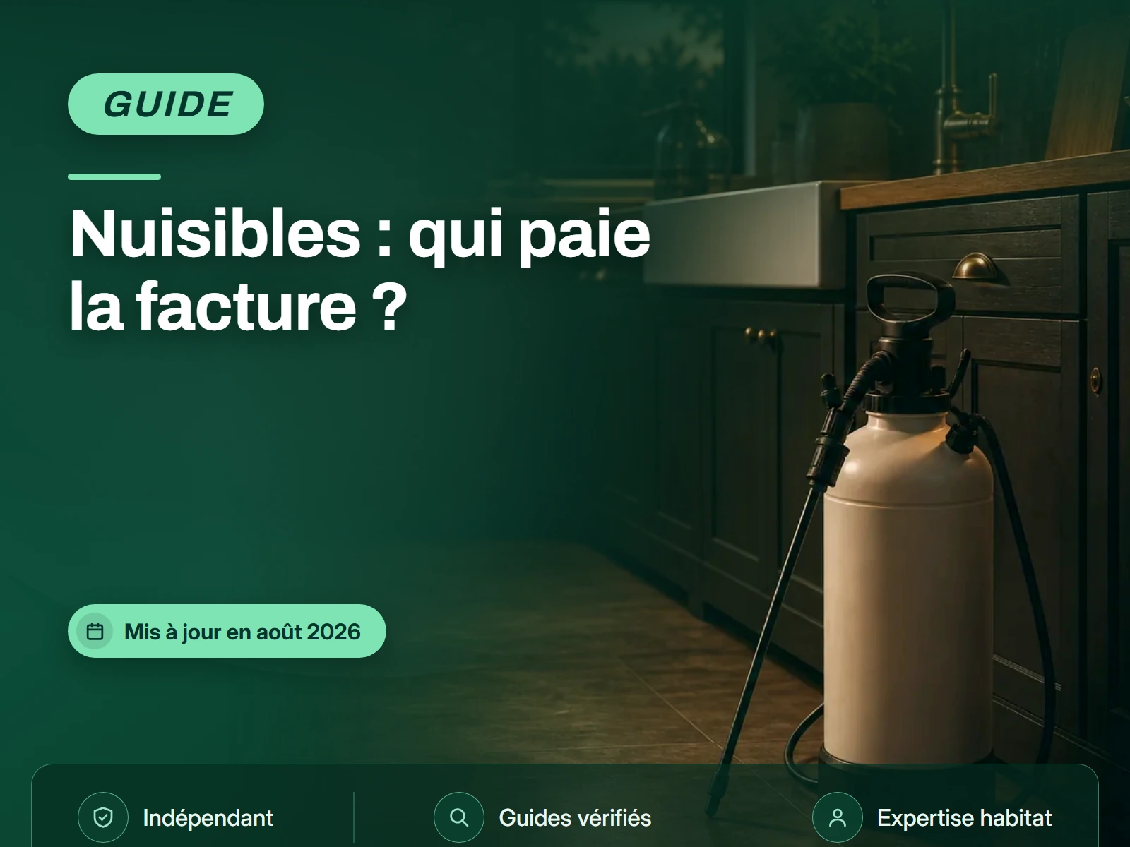 Cafards en location : qui paie la désinsectisation, locataire ou propriétaire