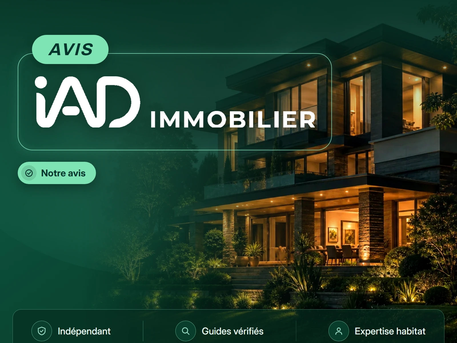 Cover de l'avis IAD immobilier : le premier réseau de mandataires