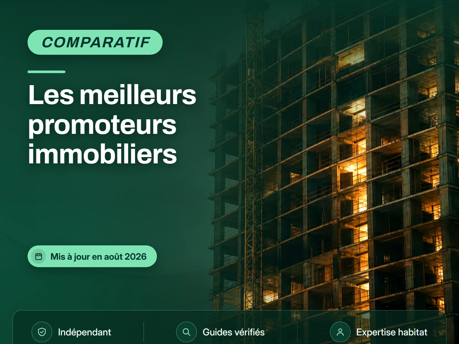 Classement des meilleurs promoteurs immobiliers français