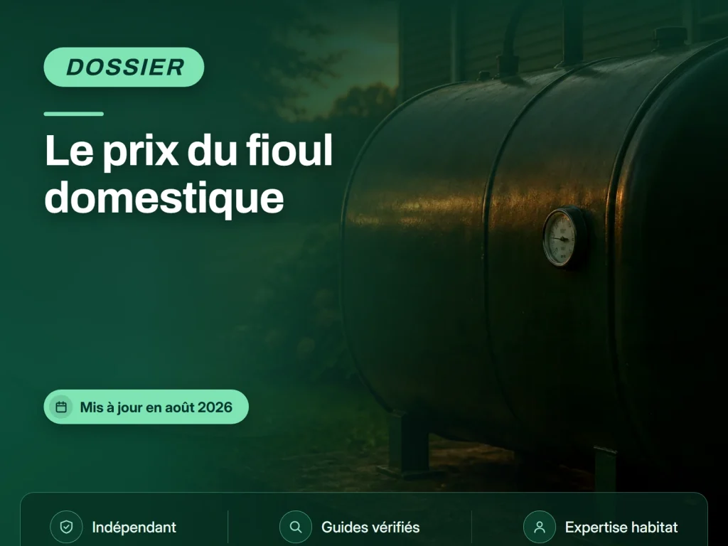 Le prix du fioul domestique