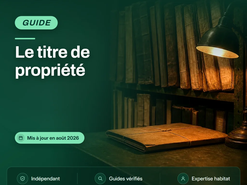 Le titre de propriété