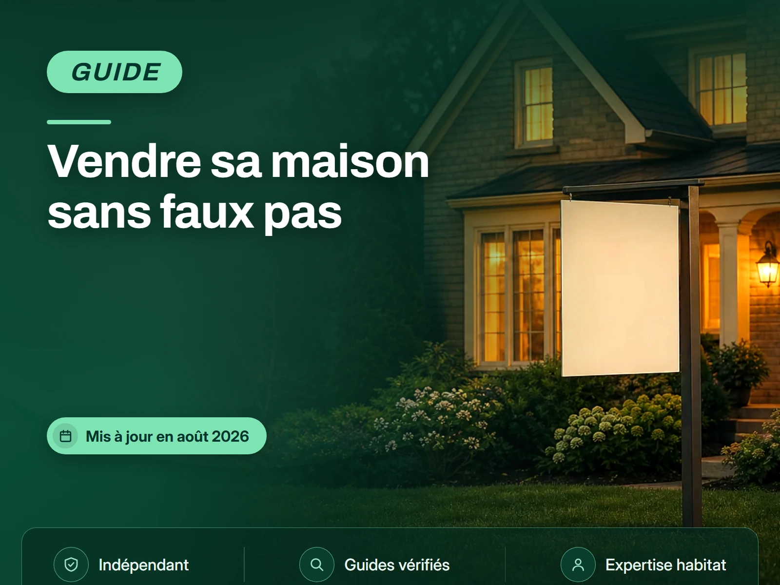 Vendre sa maison : étapes, diagnostics obligatoires et frais du vendeur